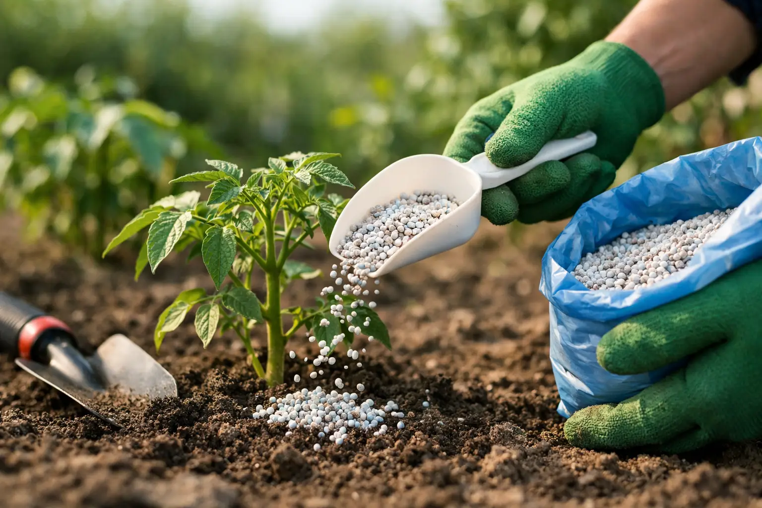 Cómo usar fertilizante mineral sin fallar