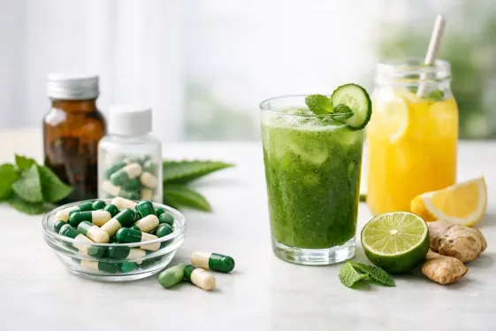 Detox cápsulas vs bebidas: cuál conviene