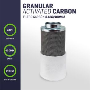 Filtro de carbón Grow Genetics 125x400