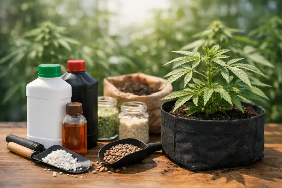 Cómo elegir fertilizante para crecimiento cannabis