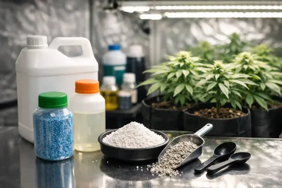 Guía de fertilizantes minerales para cultivo indoor