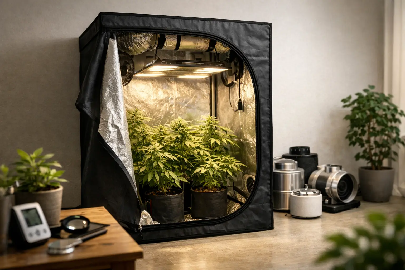 Guía de carpas indoor para elegir tu primer espacio
