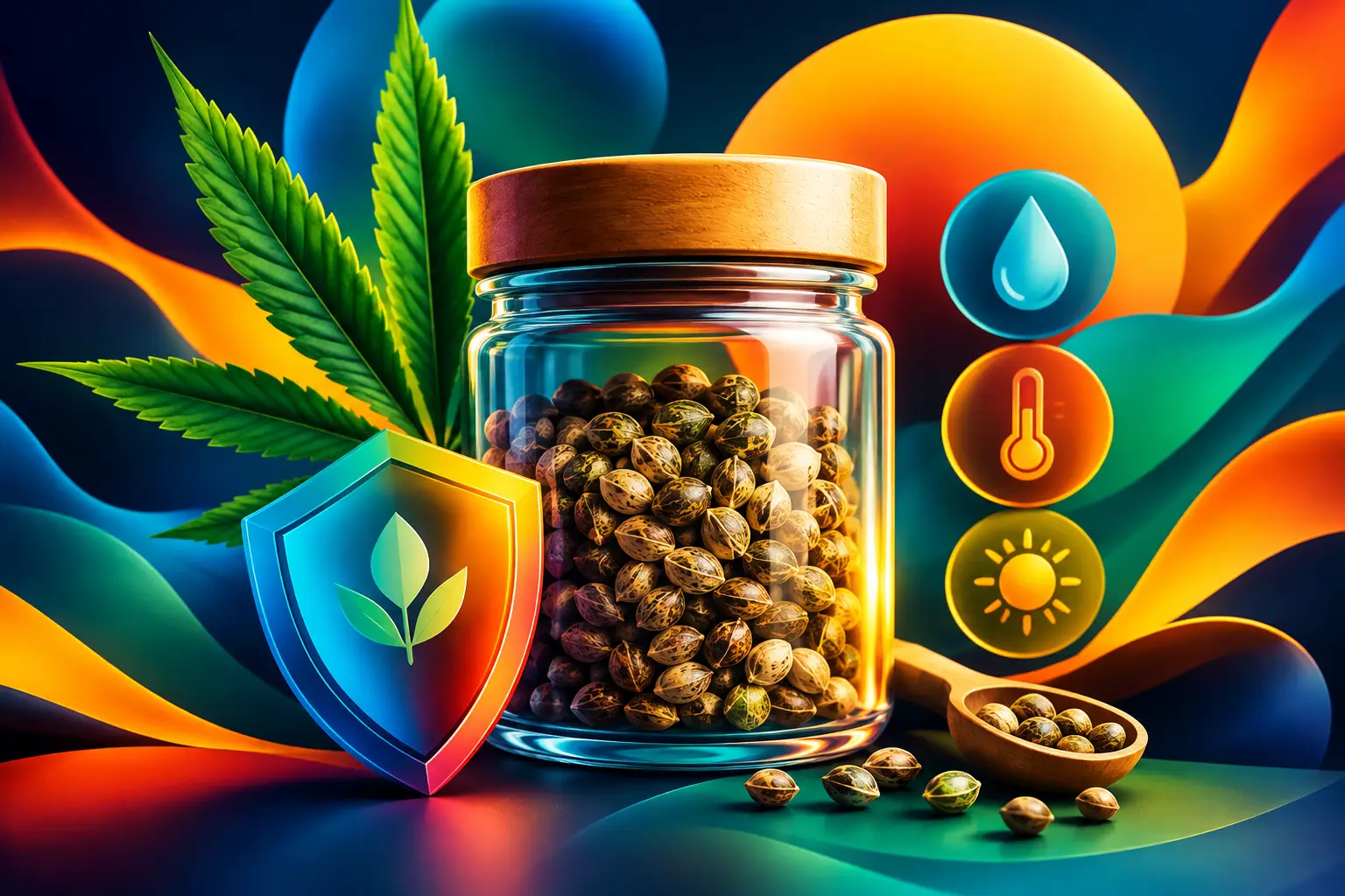 Cómo almacenar semillas de cannabis sin perderlas