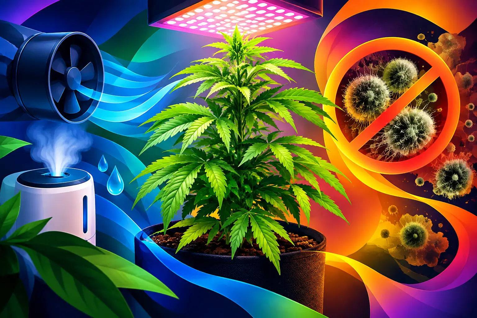 Cómo prevenir hongos en cultivo indoor