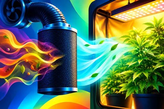 Filtro antiolor indoor: aire limpio en tu cultivo